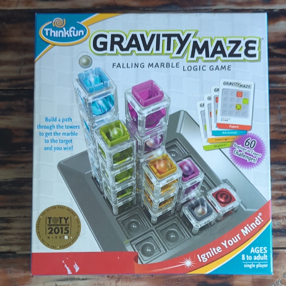 ThinkFun Gravity Maze Marble Run Brain Game